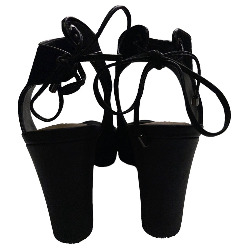 Tahari - black suede Sling-back pump - size 6.5 M - Picture 4 of 7